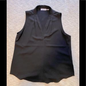 Vneck sleeveless dress shirt